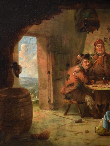 Paintings & Drawings  - Tavern Scenes - Flemish Master of the 19th century